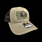 803 America Richardson Loden Military Trucker Hat