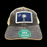 Legacy Navy Palmetto Moon Patch Trucker hat