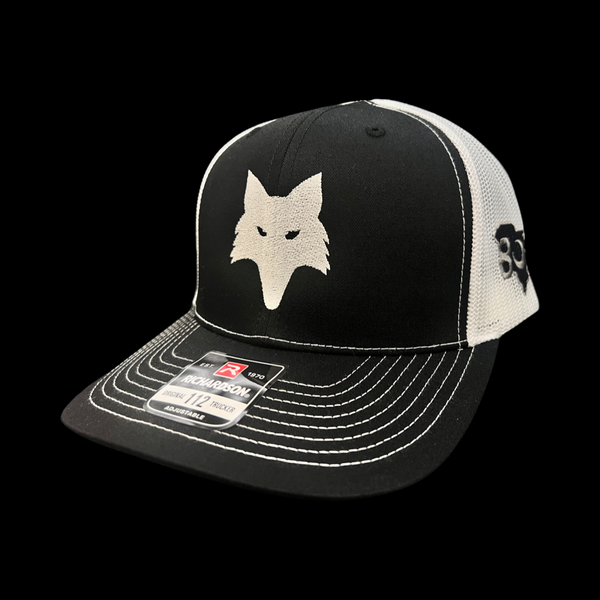 Richardson Swampfox 803 Special Edition Black White Trucker Hat