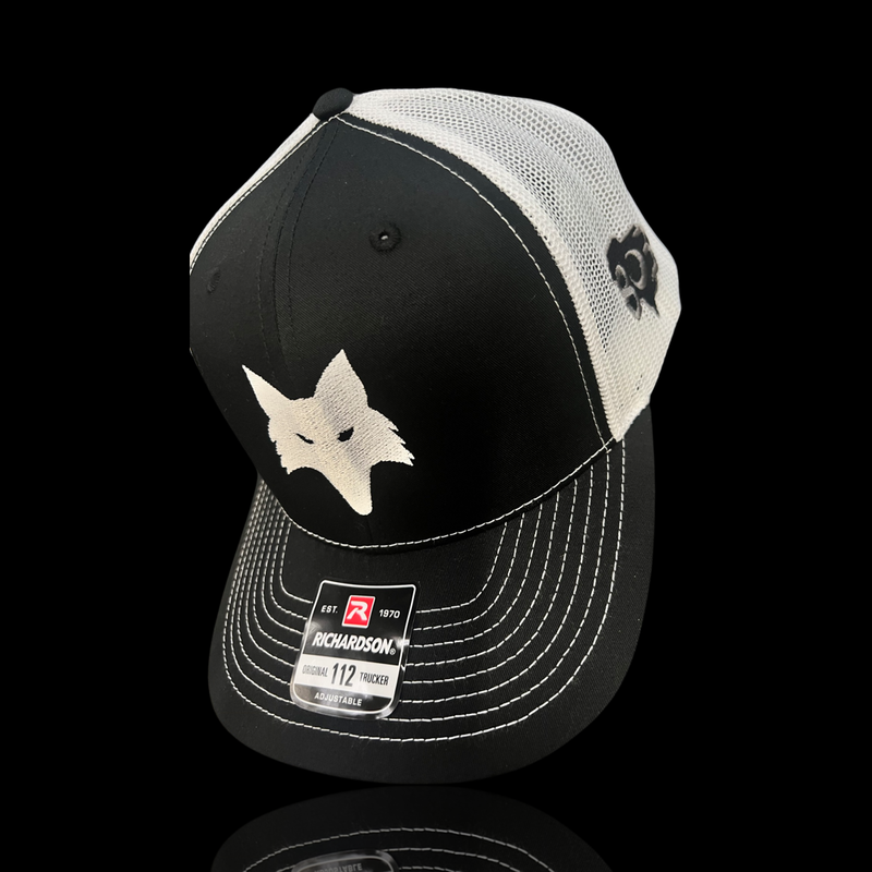 Richardson Swampfox 803 Special Edition Black White Trucker Hat