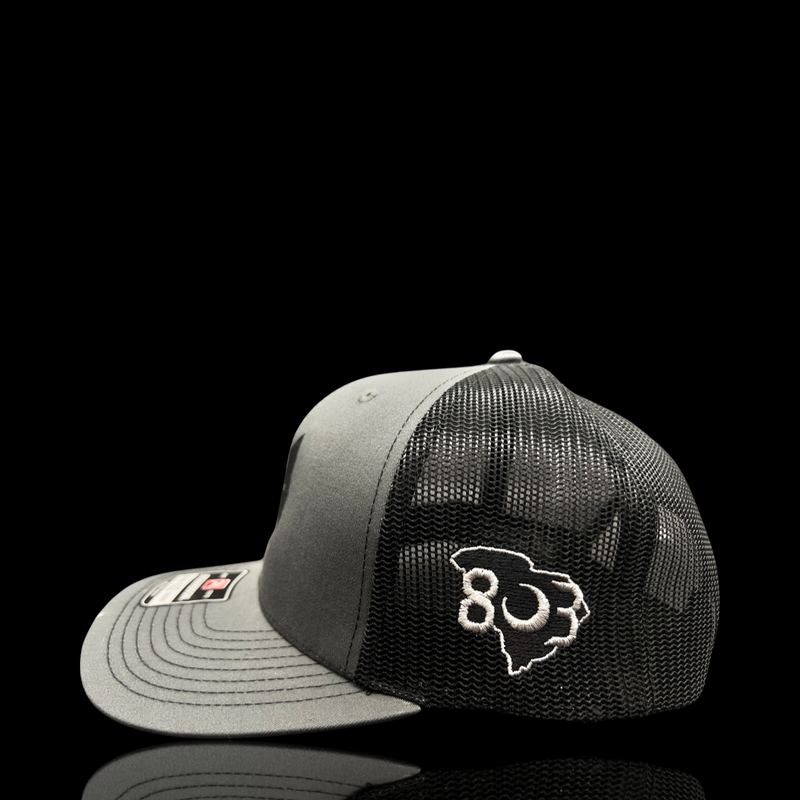 Richardson Swampfox 803 Special Edition Charcoal Black Trucker Hat