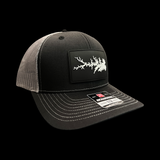 Richardson Lake Murray Peformance PVC Patch Black Steel Trucker Hat