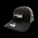 Richardson Lake Murray Peformance PVC Patch Black Steel Trucker Hat