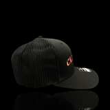 Richardson Clemson Script Black Trucker Hat