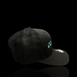 843 Richardson Coastal Midnight Black Trucker Hat