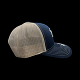 803 Richardson Navy Khaki Trucker Hat