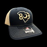 803 Richardson Navy Khaki Trucker Hat