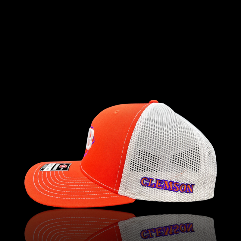 Richardson 843 Clemson Lowcountry Orange White Trucker