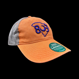 Legacy 803 Clemson Washed Orange Relaxed Trucker Hat