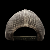 843 Richardson Bark Brown Duck Camo Vintage Black White Performance PVC Patch Lowcountry Trucker