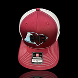 Richardson 843 Lowcountry Carolina Garnet White Trucker