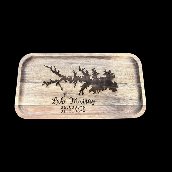 Acacia Wood Lake Murray Kitchen Accessory Tray