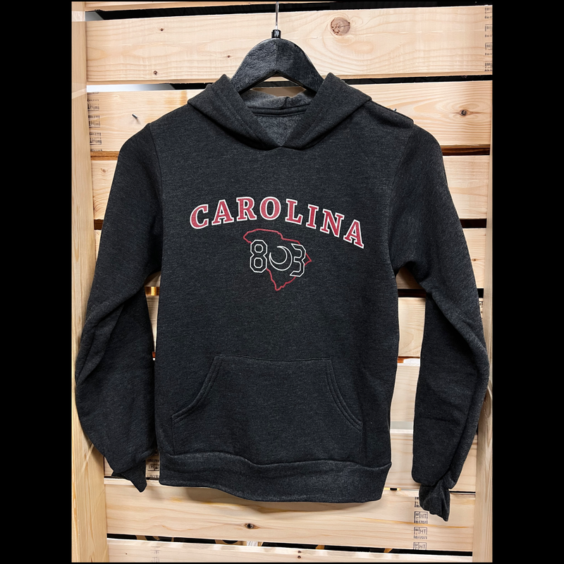 Carolina 803 Youth Charcoal Fleece Hoodie