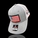 Richardson Youth Old Glory RWB Performance PVC Patch Trucker Hat