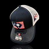 843 Richardson Navy White Old Glory South Carolina PVC Performance Patch Trucker Hat