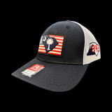 843 Richardson Navy Performance PVC Patch Fitted Trucker Hat