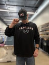 Carolina 803 Black Crew Neck Fleece Sweatshirt