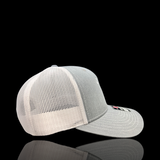 Richardson 1776 heather grey palmetto moon trucker hat