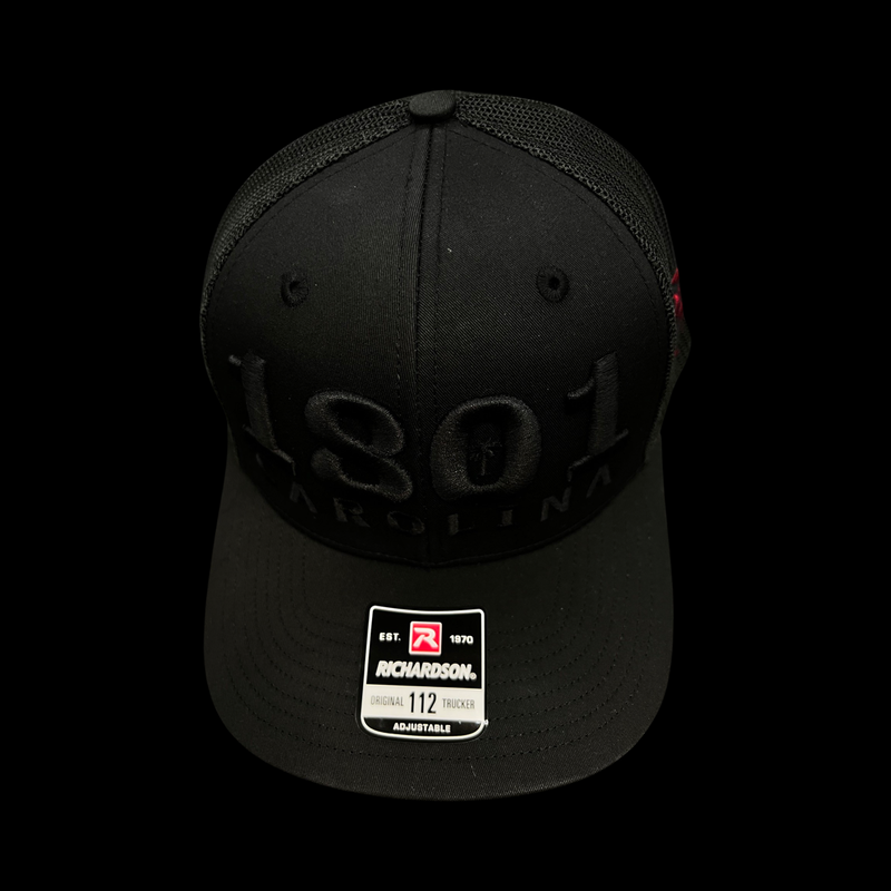 1801 Richardson Blackout Trucker Hat