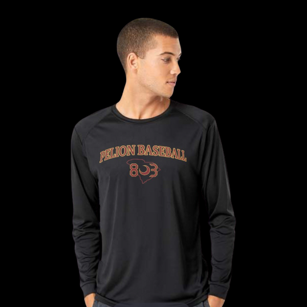 Unisex Pelion Panthers Baseball Softball Special Edition 803 Black Performance Long Sleeve Tee