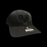 803 Richardson 112 Blackout Youth Trucker Hat