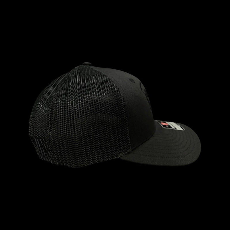 803 Richardson 112 Blackout Youth Trucker Hat