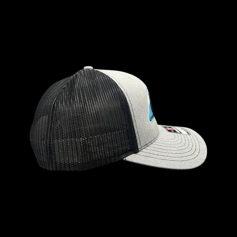 843 Lowcountry Richardson Heather Grey-Black Trucker