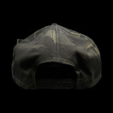 803 America Veterans Black Camo Flatbill Hat