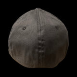 803 Flexfit charcoal fitted cotton hat