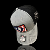 864 Upstate Richardson Heather RWB Performance PVC Trucker Hat