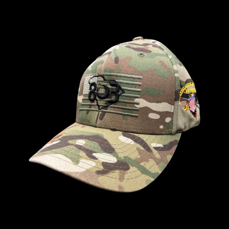 803 America Flexfit Multicam Fitted Cotton Military Hat