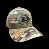 803 America Flexfit Multicam Fitted Cotton Military Hat