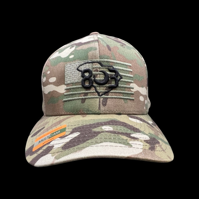 803 America Flexfit Multicam Fitted Cotton Military Hat