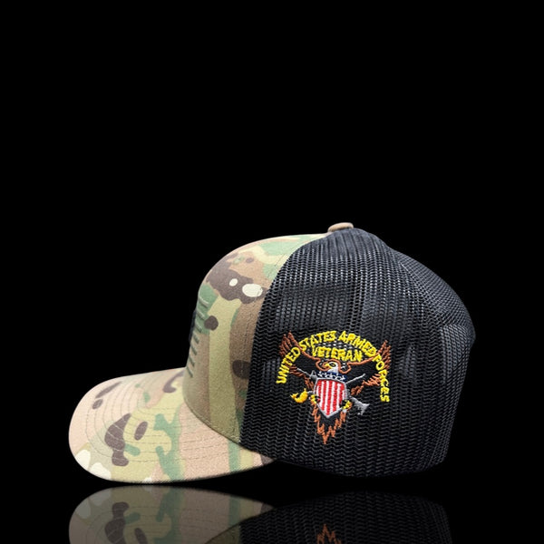 803 America Yupoong Multicam Military Trucker Hat