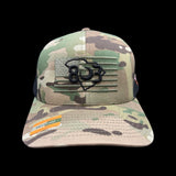 803 America Yupoong Multicam Military Trucker Hat