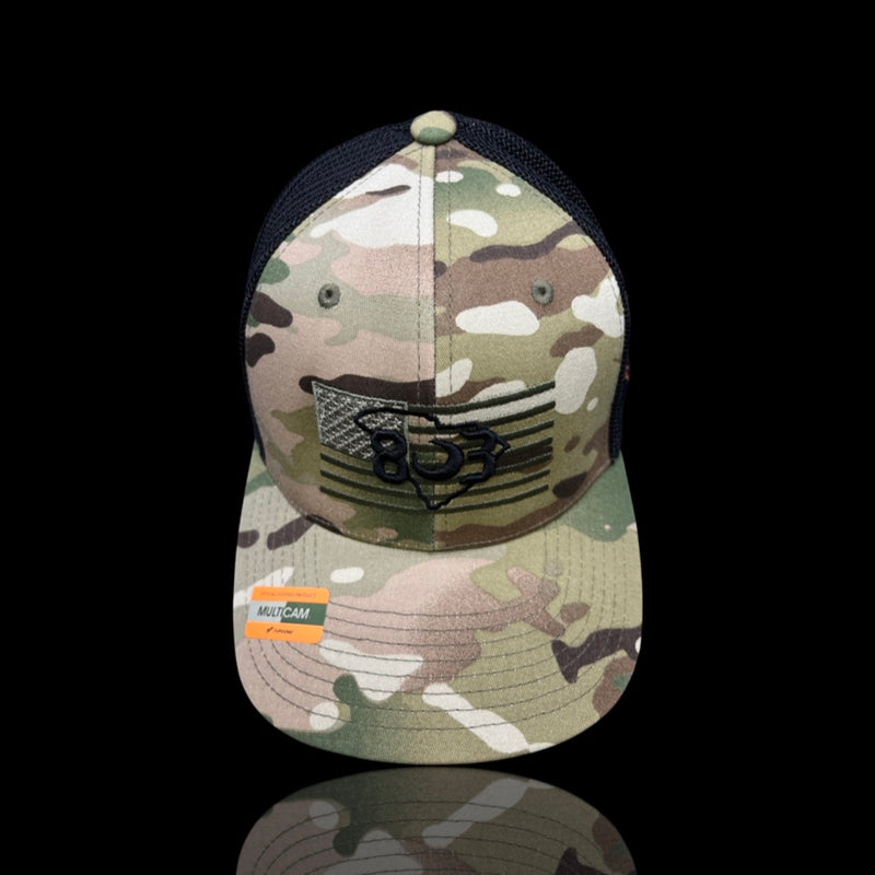 803 America Flexfit Multicam Fitted Mesh Military Trucker Hat