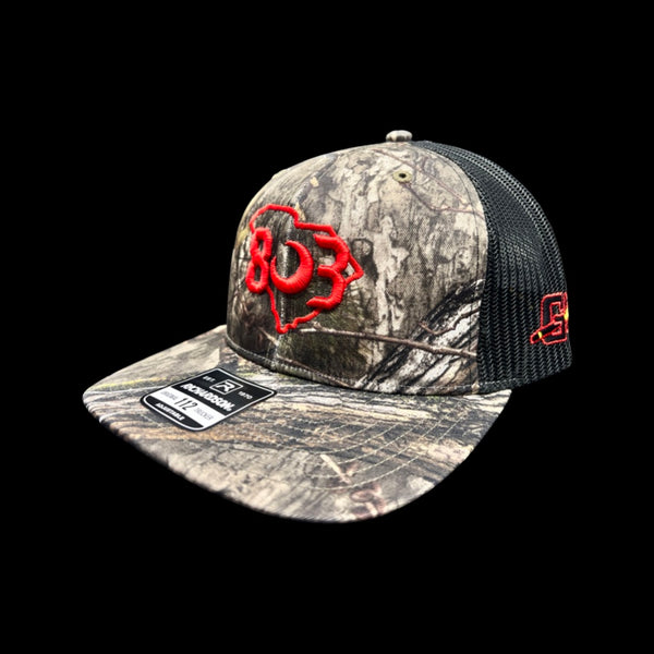 803 Gilbert Indians Special Edition Mossy Oak Country DNA Trucker Hat