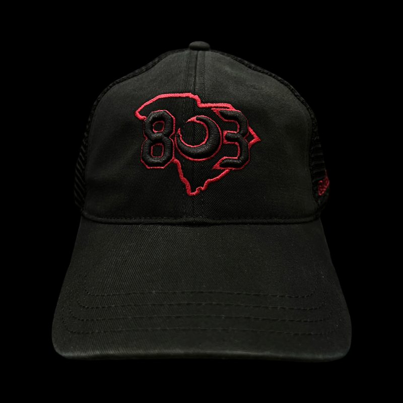 Richardson 803 Carolina 2nd Generation Black Relaxed Trucker Hat