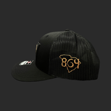 864 Richardson Blackout Duck Camo Performance Patch Trucker Hat