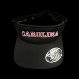 Flexfit Carolina Black Adjustable Visor