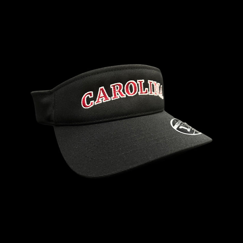 Flexfit Carolina Black Adjustable Visor