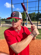 Thomas Powell *T-POW* Red Black White Richardson Trucker Hat