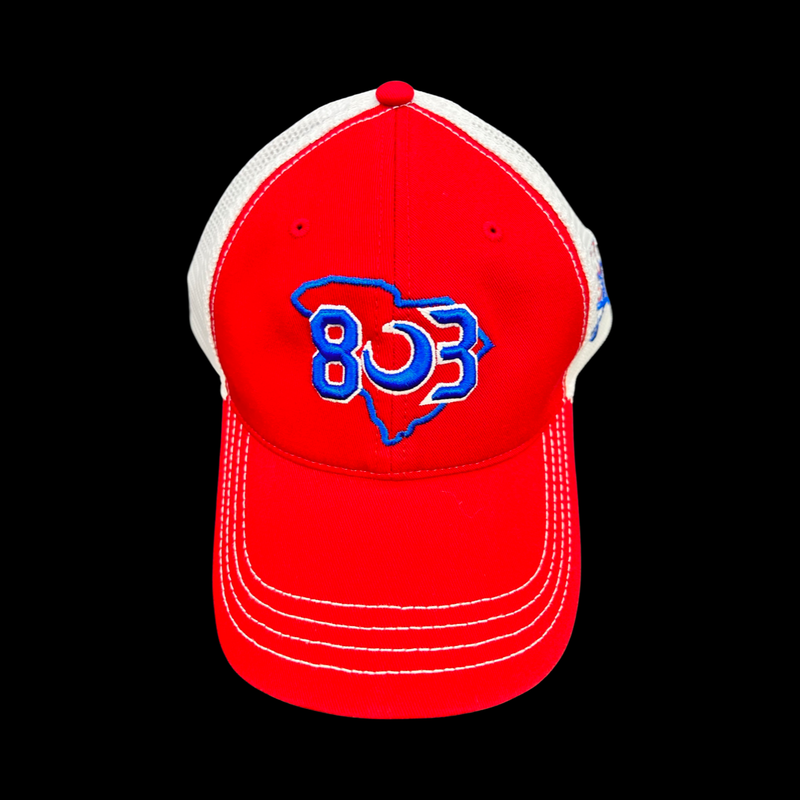 PRE_SALE: 803 JDA Raiders Red White Special Edition Relaxed Cleanup Trucker Hat