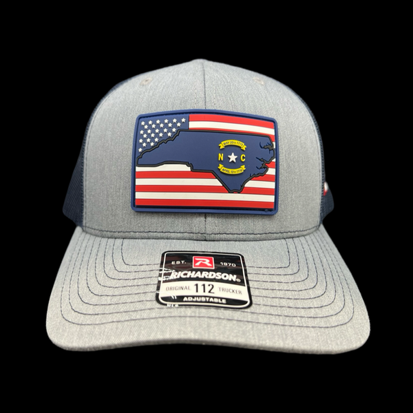 Richardson 112 North Carolina Patriotic Performance Trucker Hat