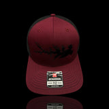 Richardson Lake Murray Garnet Black Trucker