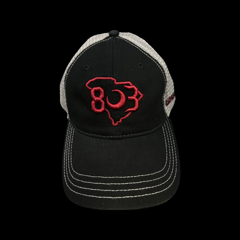 803 Richardson Carolina Garnet Black Steel Cleanup Hat