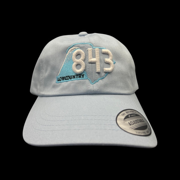 843 Lowcountry Yupoong Light Blue Adjustable Cleanup Hat