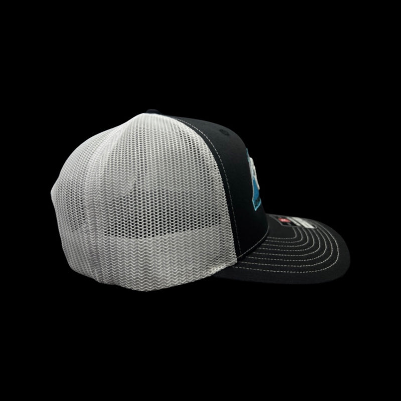 843 Lowcountry Richardson Black/White Trucker