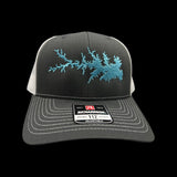 Richardson Lake Murray Charcoal White Trucker