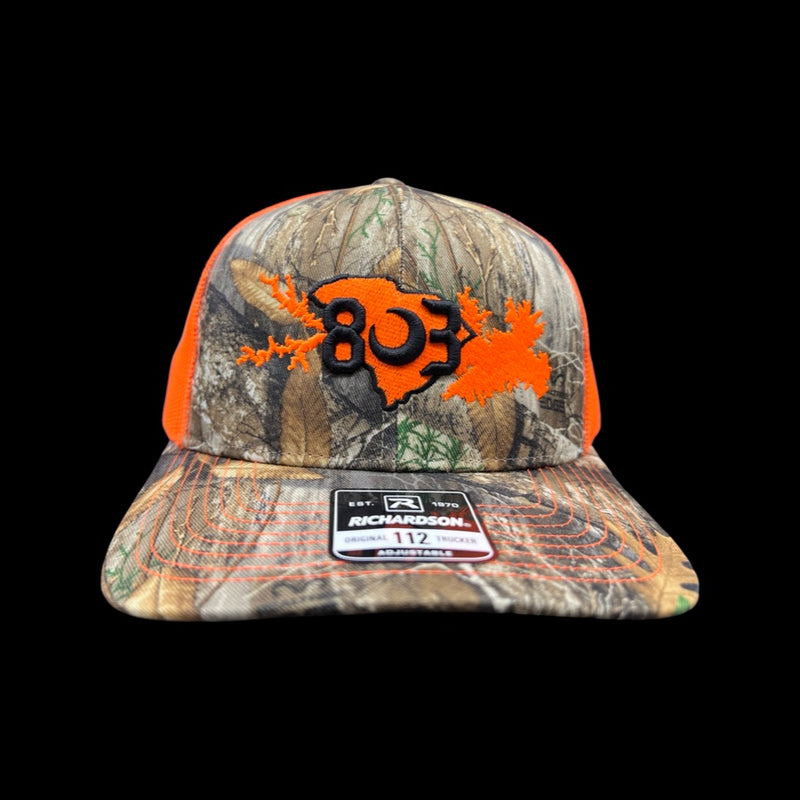 803 Richardson Realtree Edge Lake Murray Life Trucker Hat